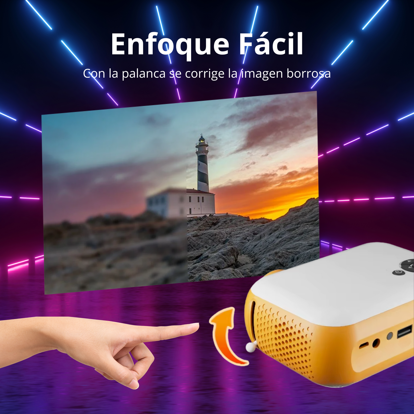 Mini Proyector Portátil